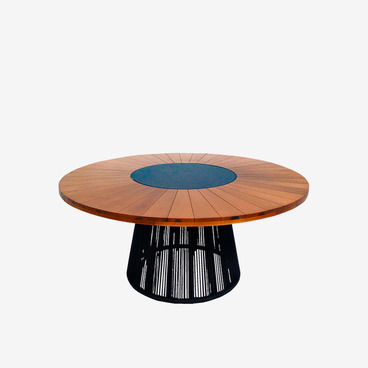 MESA-DE-JANTAR-GIRASSOL-REDONDA-COM-ESTRUTURA-EM-ALUMINIO-REVESTIDO-EM-CORDA-NAUTICA-TAMPO-EM-MADEIRA-COM-GIRO-EM-ALUMINIO-1